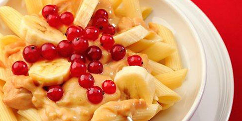 Sweet and sour penne