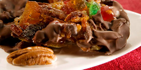 Florentines with pecan nuts