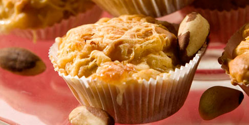 Savoury brazil nut muffins